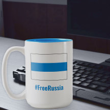 Freies Russland - Englisch - Weiße Flagge