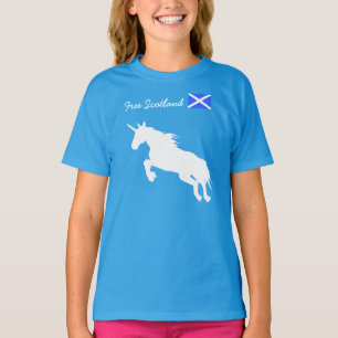 Freies Schottland-Einhorn T-Shirt