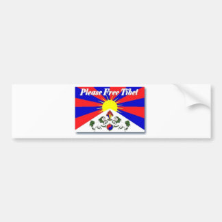 Freies Tibet Autoaufkleber