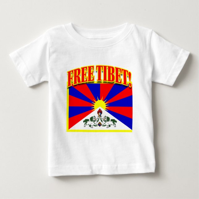 FREIES TIBET BABY T-SHIRT (Vorderseite)