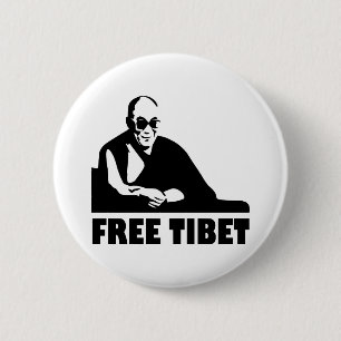 Freies Tibet Button
