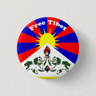 Freies Tibet Button
