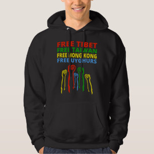 FREIES TIBET FREIES TAIWAN FREIES HONGKONG FREIE U HOODIE