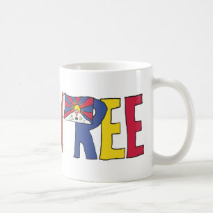 Freies Tibet Kaffeetasse