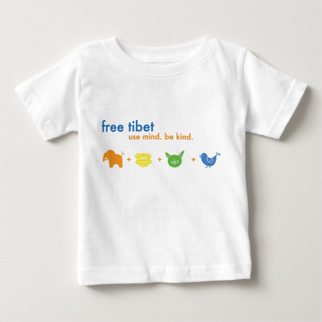 Freies Tibet-Mia-Shirt Baby T-shirt (Vorderseite)