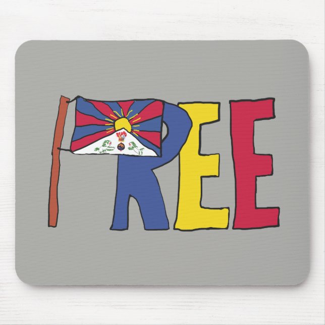 Freies Tibet Mousepad (Vorne)