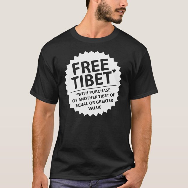 Freies Tibet* T-Shirt (Vorderseite)