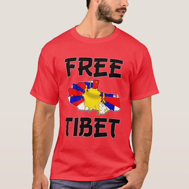freies Tibet T-Shirt (Vorderseite)