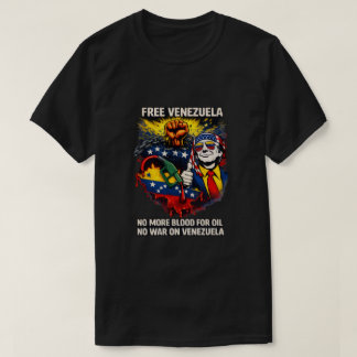 Freies Venezuela – Anti-Kriegs-Protest-T-Shirt  T-Shirt