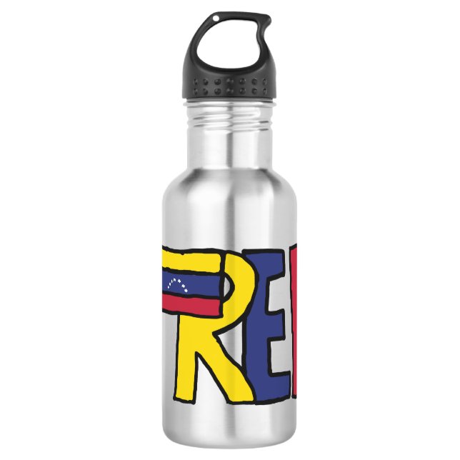 Freies Venezuela Edelstahlflasche (Vorderseite)