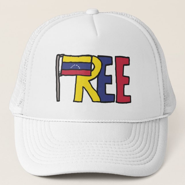Freies Venezuela Truckerkappe (Vorderseite)