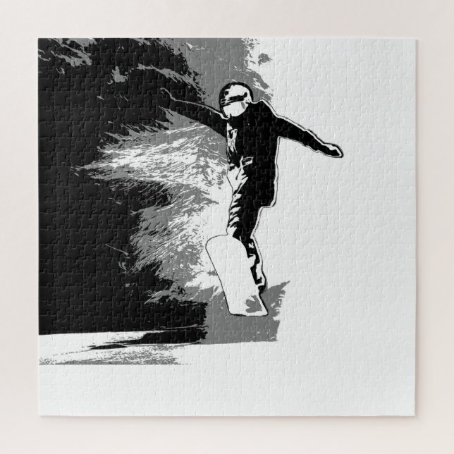 Freifahren - Snowboarder (Vertikal)