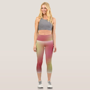 Freiformverlauf auf kleiner Yoga-Leggings Capri Leggings