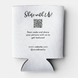 Freigabe der Bildprüfung QR-Code hinzufügen Websit Dosenkühler