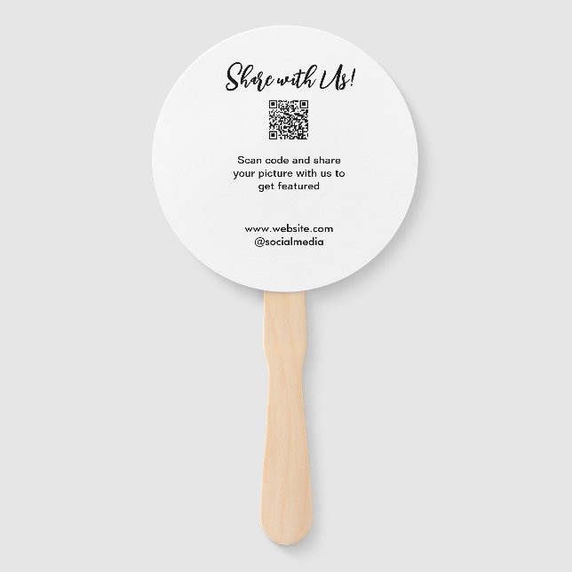 Freigabe der Bildprüfung QR-Code hinzufügen Websit Fächer (Vorderseite)