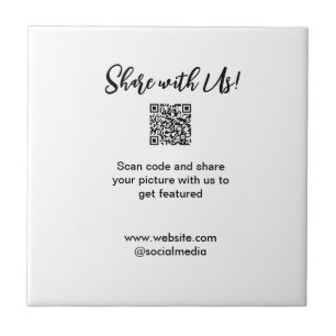 Freigabe der Bildprüfung QR-Code hinzufügen Websit Fliese