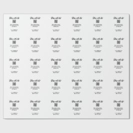 Freigabe der Bildprüfung QR-Code hinzufügen Websit Geschenkpapier