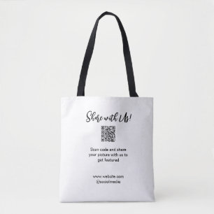 Freigabe der Bildprüfung QR-Code hinzufügen Websit Tasche