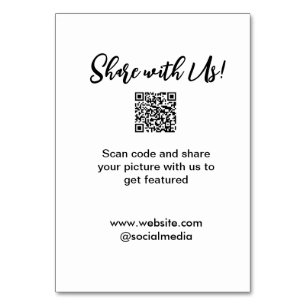 Freigabe der Bildprüfung QR-Code hinzufügen Websit Tischnummer