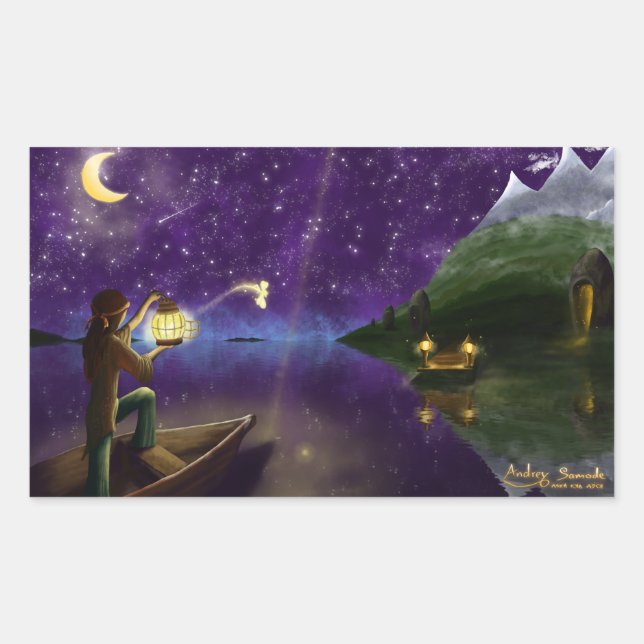 Freigabe der Luftkleber Rechteckiger Aufkleber (Vorderseite)