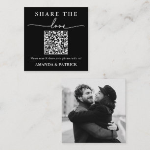 Freigeben der Liebe benutzerdefinierte QR-Code-Hoc Telefonnummerkarte