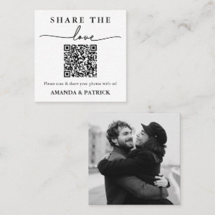 Freigeben der Liebe benutzerdefinierte QR-Code-Hoc Telefonnummerkarte