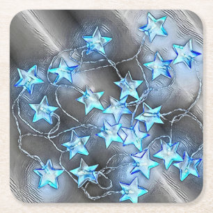 Freigeben des Lichts Rechteckiger Pappuntersetzer