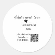 Freigeben Sie Liebe Scan QR-Code hinzufügen sozial
