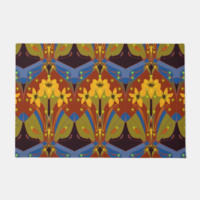 Freigebige Tür-Matte 24 x 6" Fußmatte (Vorderseite)