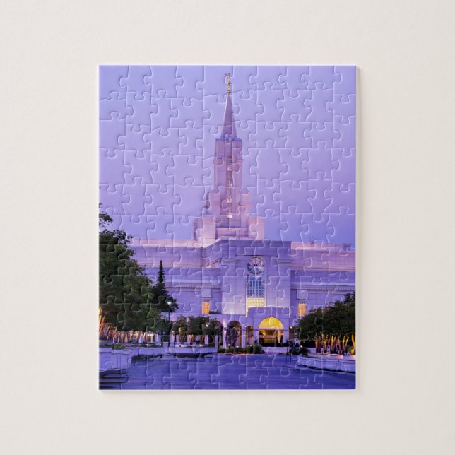 Freigebiger LDS mormonischer Tempel-Sonnenaufgang (Vertikal)