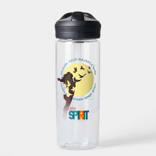 Freigeist | 20oz trinkflasche (Vorderseite)