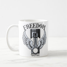 Freigiebpistolen Vintages Motorrad Kaffeetasse