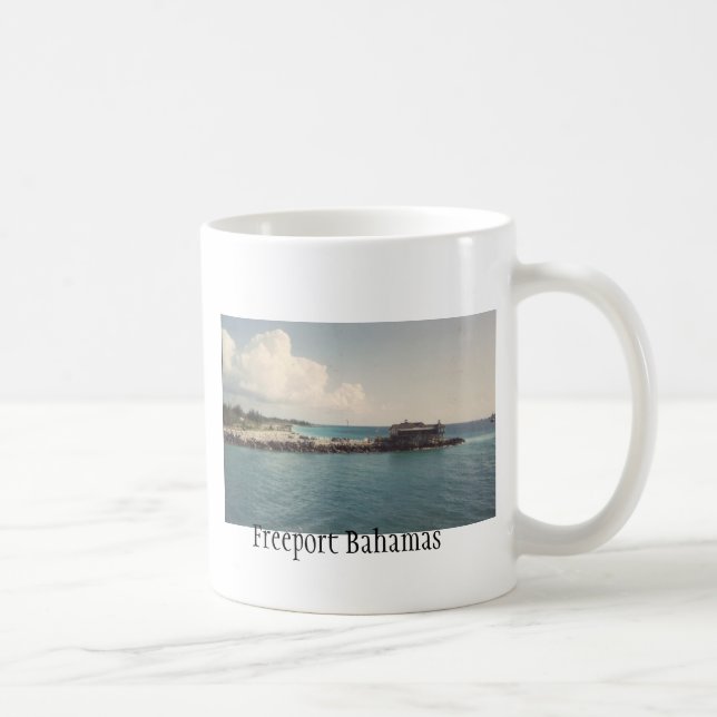 Freihafen-Bahamas-Kaffee-Tasse Kaffeetasse (Rechts)