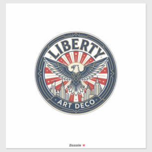 Freiheit Abenteuer Patriotisch Patriotisch Pulp Bu Aufkleber