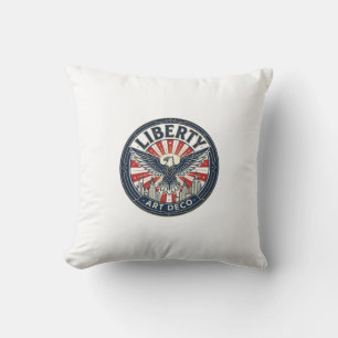Freiheit Abenteuer Patriotisch Patriotisch Pulp Bu Kissen