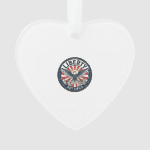 Freiheit Abenteuer Patriotisch Patriotisch Pulp Bu Ornament