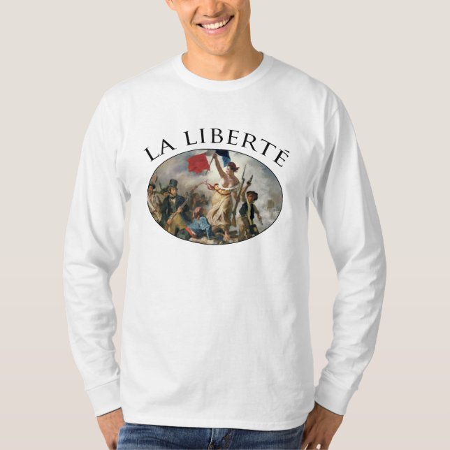 Freiheit als Leitfaden für das Volk T-Shirt (Vorderseite)