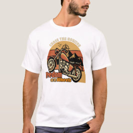 Freiheit auf Rädern Biker T-Shirt