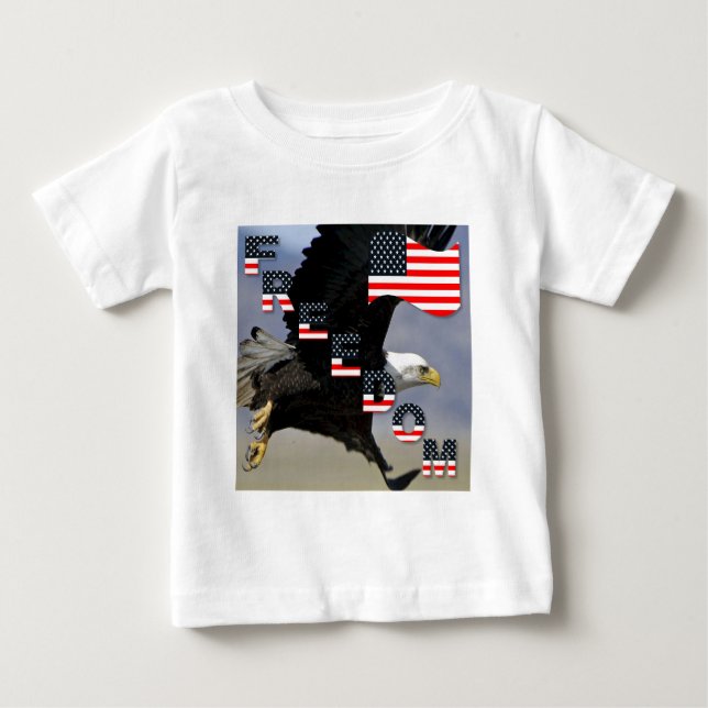 Freiheit Baby T-shirt (Vorderseite)