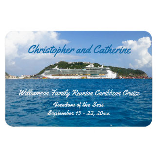 Freiheit bei Sint Maarten Stateroom Door Marker Magnet