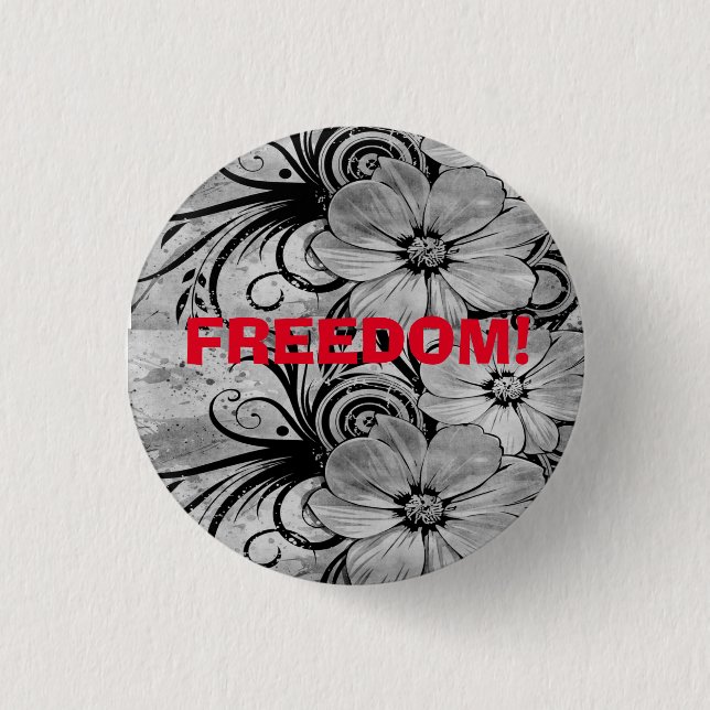 Freiheit! Button. Button (Vorderseite)