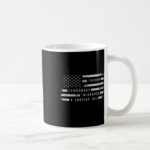 Freiheit Demokratie Toleranz Gerechtigkeit alle su Kaffeetasse