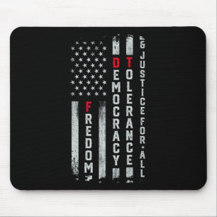 Freiheit Demokratie Toleranz Gerechtigkeit alle su Mousepad
