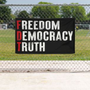 Freiheit Demokratie Wahrheit Banner