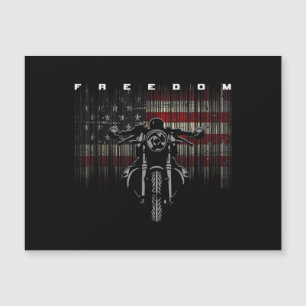 Freiheit der amerikanischen Flagge für Motorräder Magnetkarte