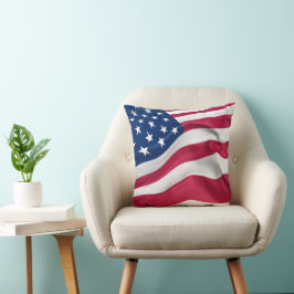 Freiheit der amerikanischen Flagge Kissen