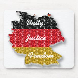 Freiheit der deutschen Flagge Mousepad