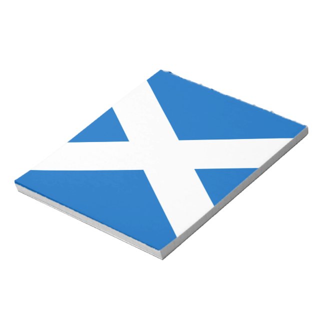 Freiheit der Flagge Schottlands Notizblock (Rotiert)