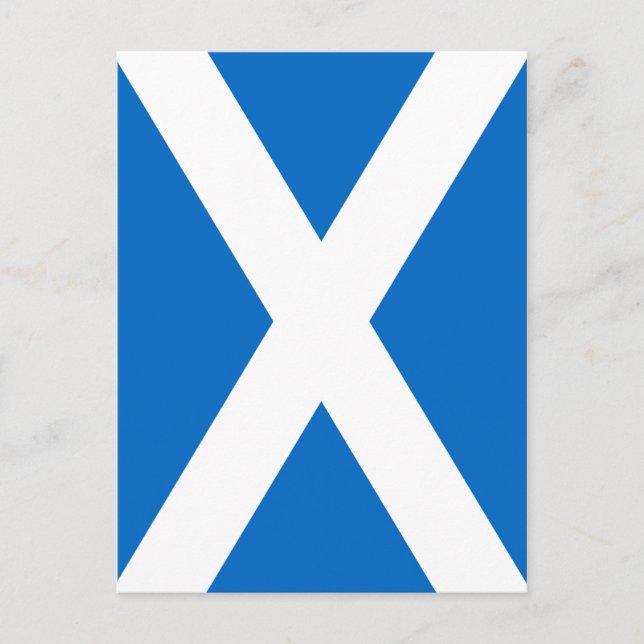 Freiheit der Flagge Schottlands Postkarte (Vorderseite)
