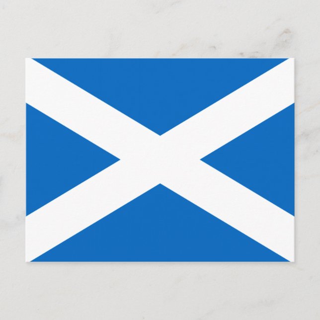 Freiheit der Flagge Schottlands Postkarte (Vorderseite)